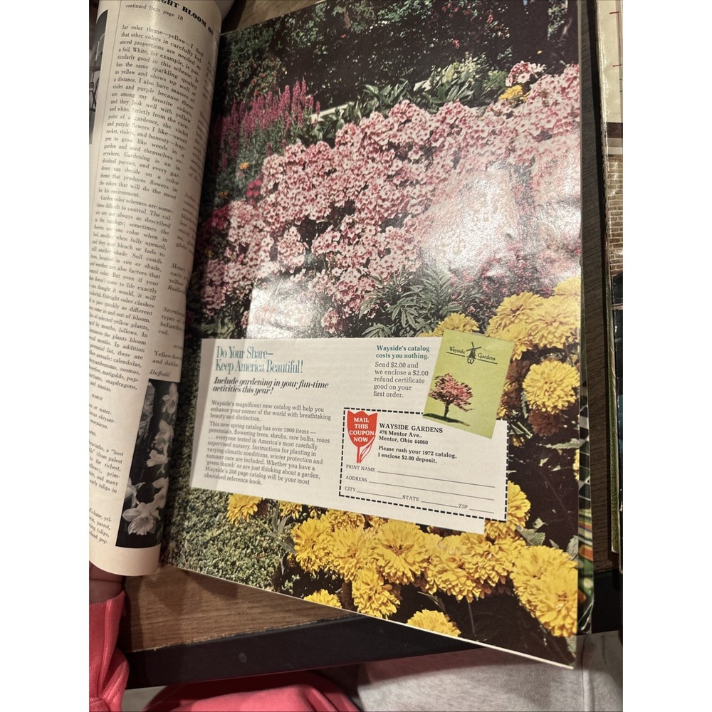 Vintage House Beautiful Gardening & Outdoor Living Magazine 1972 decorating ads - Picture 2 of 8